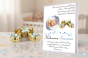 w aranżacji - Obrazek 3D z bucikami CARMANI CRYSTALS – Pamiątka Chrztu Świętego | Linia BABY GOLD™