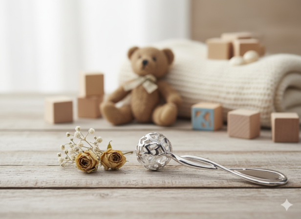 Grzechotka ze srebra pr. 925 – 6,5 g  | Linia BABY SILVER™