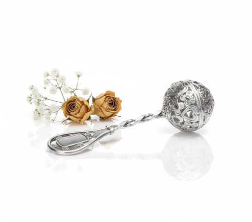 Grzechotka ze srebra pr. 925 – 14,5 g | Linia BABY SILVER™