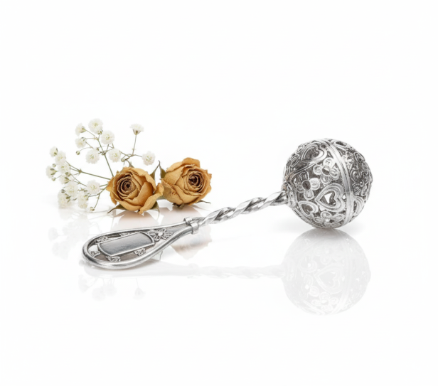 Grzechotka ze srebra pr. 925 – 14,5 g | Linia BABY SILVER™