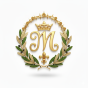 złoty monogram Maryjny