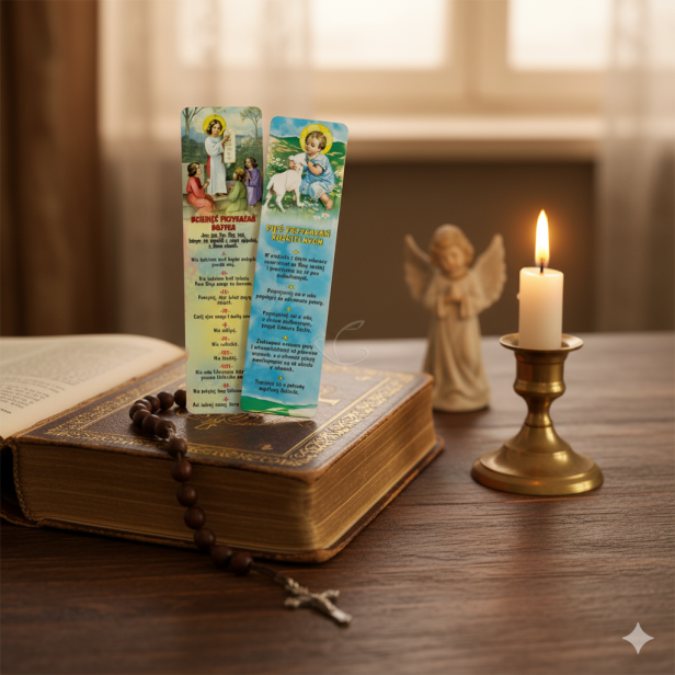 w aranżacji Zakładka do książki – „Przykazania” | Dewocjonalia i prezenty religijne