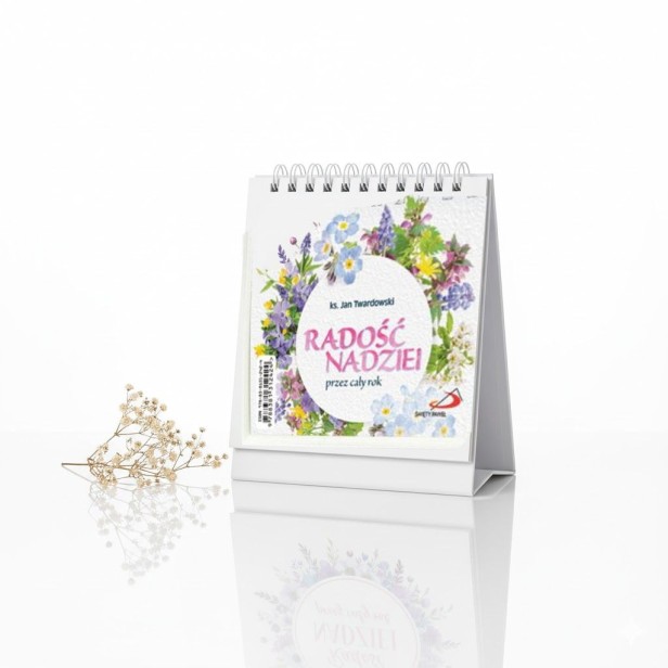 Codziennik na biurko „Radość nadziei przez cały rok” – 365 dni z myślami ks. Jana Twardowskiego, książka do codziennej refleksji