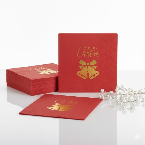 Serwetki świąteczne „Dzwonki – Merry Christmas” – 10 szt. | Dekoracja stołu(41).jpg