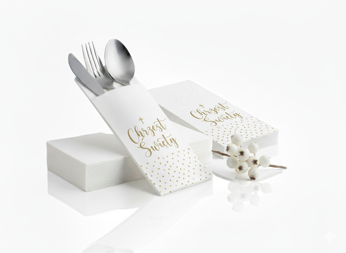 Serwetki na Chrzest i Komunię Świętą