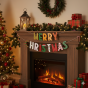 Baner „Merry Christmas” – girlanda ozdobna 3 m | Dekoracja świąteczna