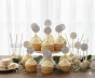 Pikery FIRST COMMUNION – zestaw dekoracji 6 sztuk