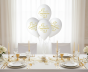 Balony komunijne „FIRST COMMUNION” – 5 szt. (lateksowe 30 cm)