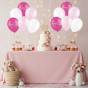 Zestaw balonów CHRZEST ŚWIĘTY – ROYAL PINK - 6 szt. (lateksowe 30 cm)