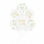 Balony CHRZEST ŚWIĘTY „Eukaliptus” – zestaw 6 szt. (lateksowe 30 cm)