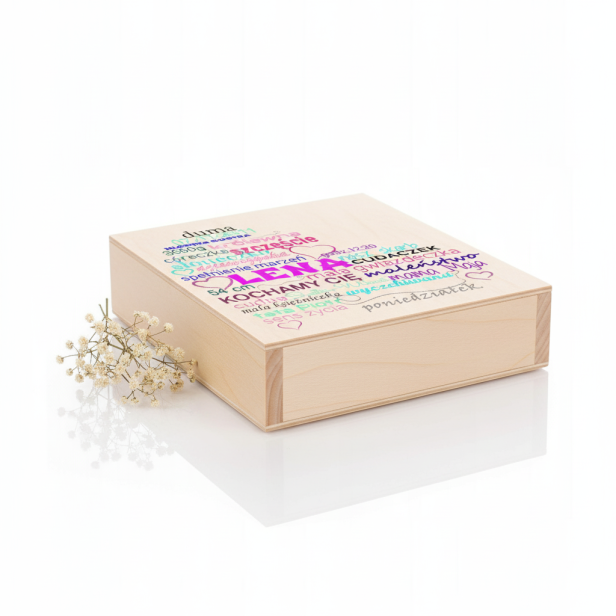 EKO ♻ Pudełko wspomnień METRYCZKA – Pamiątka dzieciństwa i prezent