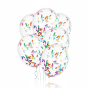 Balony z kolorowym konfetti – zestaw 5 szt. (lateksowe 30 cm)