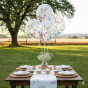 Balony z kolorowym konfetti – zestaw 5 szt. (lateksowe 30 cm)