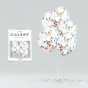 Balony z kolorowym konfetti – zestaw 5 szt. (lateksowe 30 cm)