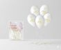 Balony komunijne „IHS KIELICH” – 5 szt. (lateksowe 30 cm)
