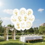 Balony komunijne „Kielich Eucharystyczny IHS” – 10 szt. (lateksowe 30 cm)