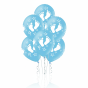 Balony „Stópki” niebieskie – zestaw 6 szt. (lateksowe 30 cm)