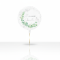 Balon foliowy „Komunia Święta Eukaliptus Srebrny” – 45 cm