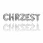 Balon foliowy napis „Chrzest Święty” – srebrny, 40 cm (girlanda literowa)
