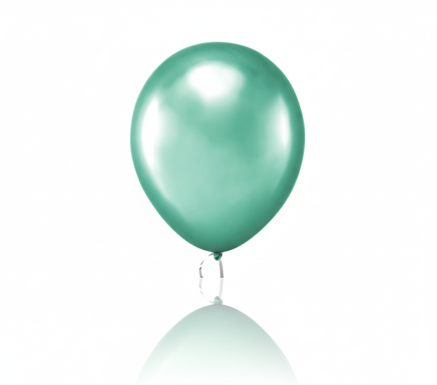 Balon biodegradowalny „Green Chrome” – lateksowy 30 cm