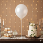 Balon biodegradowalny „Biały Perłowy” – lateksowy 30 cm
