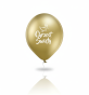 Balon „Chrzest Święty – Glossy Gold” – lateksowy 30 cm (biodegradowalny)