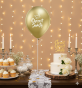 Balon „Chrzest Święty – Glossy Gold” – lateksowy 30 cm (biodegradowalny)