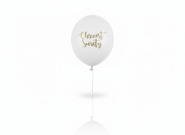 Balon „Chrzest Święty – Pure White” – lateksowy 30 cm (biodegradowalny)