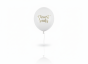 Balon „Chrzest Święty – Pure White” – lateksowy 30 cm (biodegradowalny)