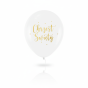 Balon „Chrzest Święty – Pastel White” – lateksowy 30 cm (biodegradowalny)