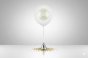 Balon komunijny „Ornament White” – biodegradowalny lateks 30 cm