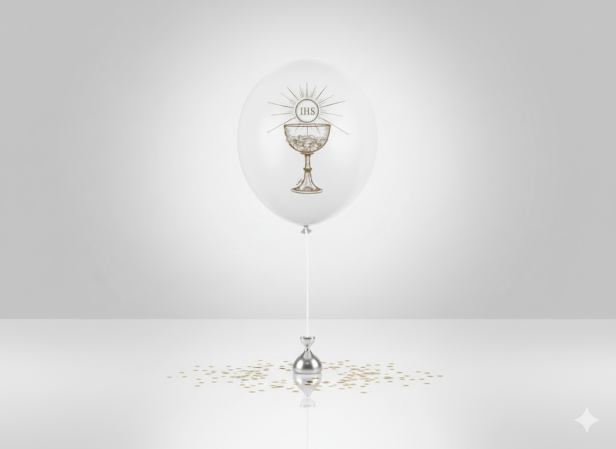 Balon „IHS Chalice Classic” – lateksowy 30 cm (biodegradowalny)