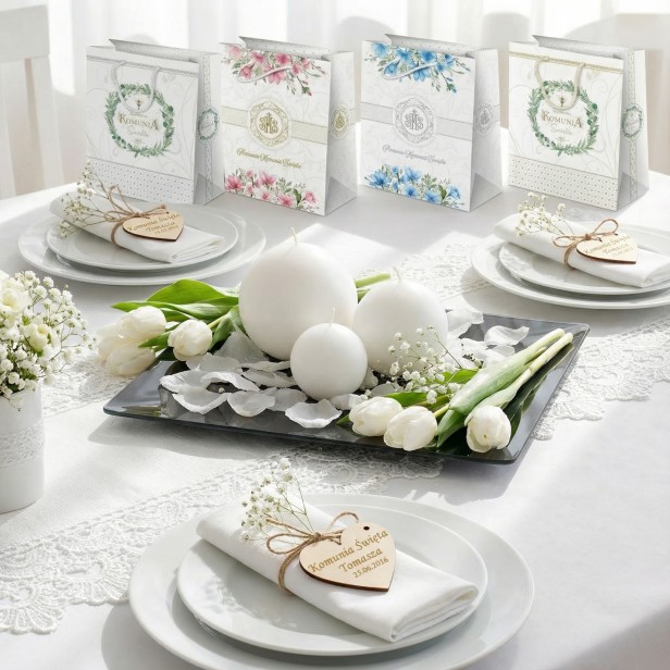 Torebka Prezentowa XL – I Komunia Święta (30 × 36 cm)