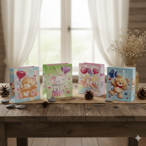 Torebka prezentowa dziecięca A4+ - 22 x 31 cm