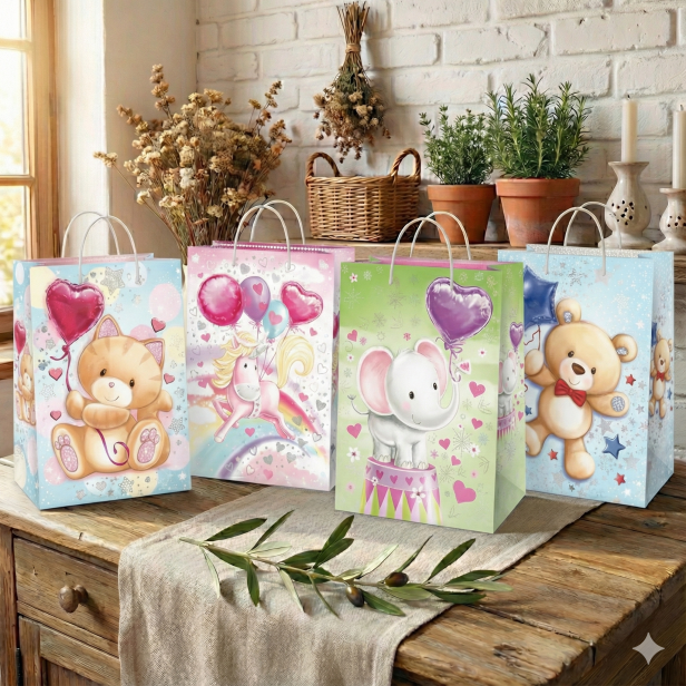 Torebka prezentowa dziecięca A4+ - 22 x 31 cm