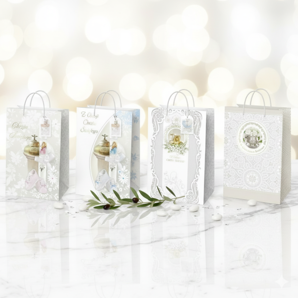 Torebka prezentowa A4 – Chrzest Święty Klasyczna (23 × 32 cm)