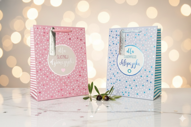 Torebka prezentowa A4+ – Dla Maluszka (32 × 26 cm)