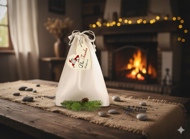 Woreczek lniany EKO 19×28 cm – sakiewka prezentowa z naturalnego lnu