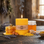 Świeca z wosku pszczelego – walec z węzy pszczelej | Linia BEE WAX