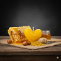 Świeca pływająca SERCE z wosku pszczelego 20 g | Linia BEE WAX