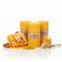 Świeca z wosku pszczelego WALEC 13,5 cm – duża 450 g | Linia BEE WAX