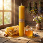 Świeca gromniczna z wosku pszczelego DUŻA 1 kg | Linia BEE WAX – Naturalne Światło Wiary