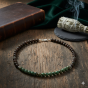 SacraStone™ MEN – Naszyjnik Bronzit & Turkus Afrykański + Srebro Oksydowane (handmade)