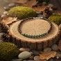 SacraStone™ MEN – Naszyjnik Bronzit & Turkus Afrykański + Srebro Oksydowane (handmade)