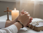 SacraStone™ AVE MARIA – Koronka Pokoju Medjugorje z kamieni Tygrysie Oko