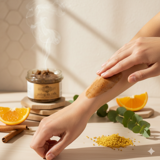 Peeling do ciała Miód Wosk Cynamon | Honey Therapy 250 g