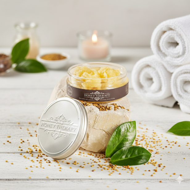 Peeling do ciała Zielone Jabłko – ZAKAZANY OWOC | Honey Therapy 200 g