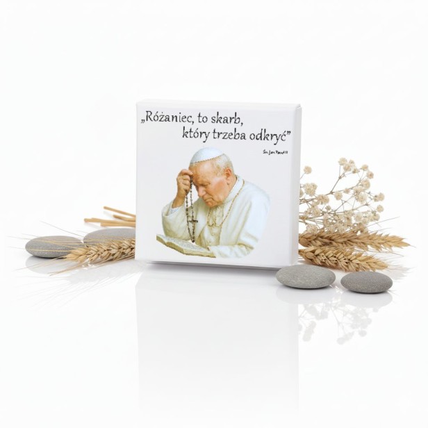SacraStone™ – Pudełko na różaniec z nadrukiem do wyboru