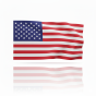 Flaga USA 112×70 cm – Stars & Stripes w pełnym widoku.