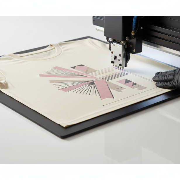 Precyzyjny wydruk cyfrowy na małych elementach dekoracyjnych.